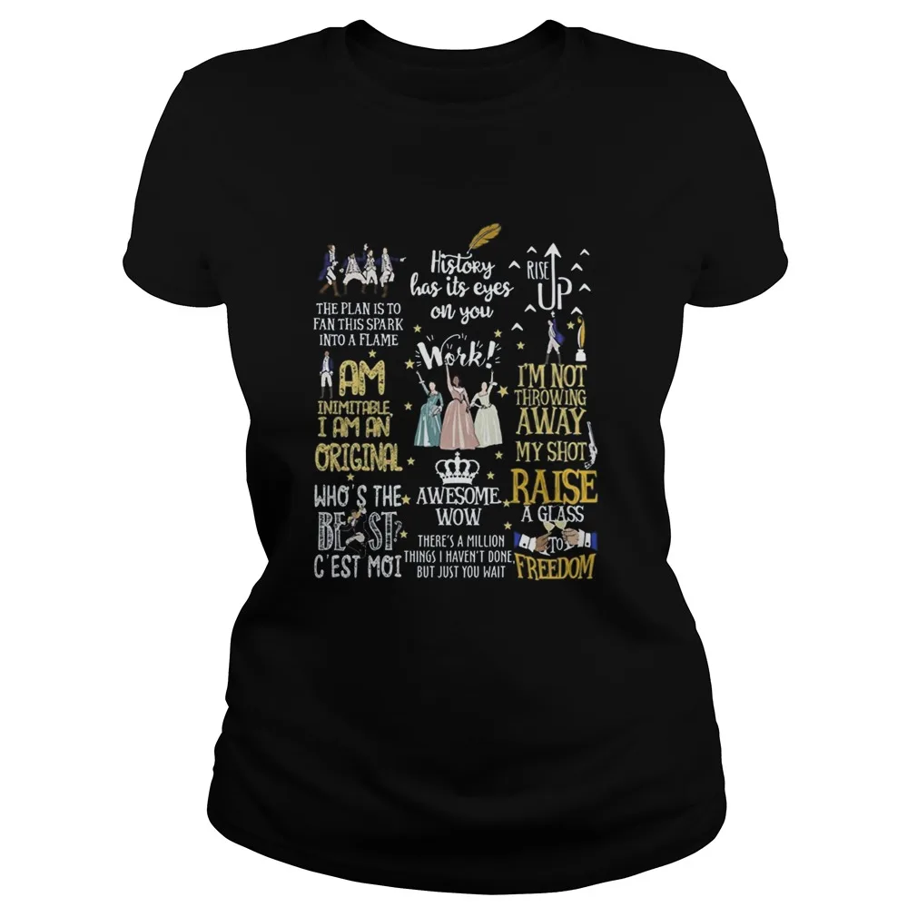 Hamilton Musical Best Quotes Women's T-Shirt