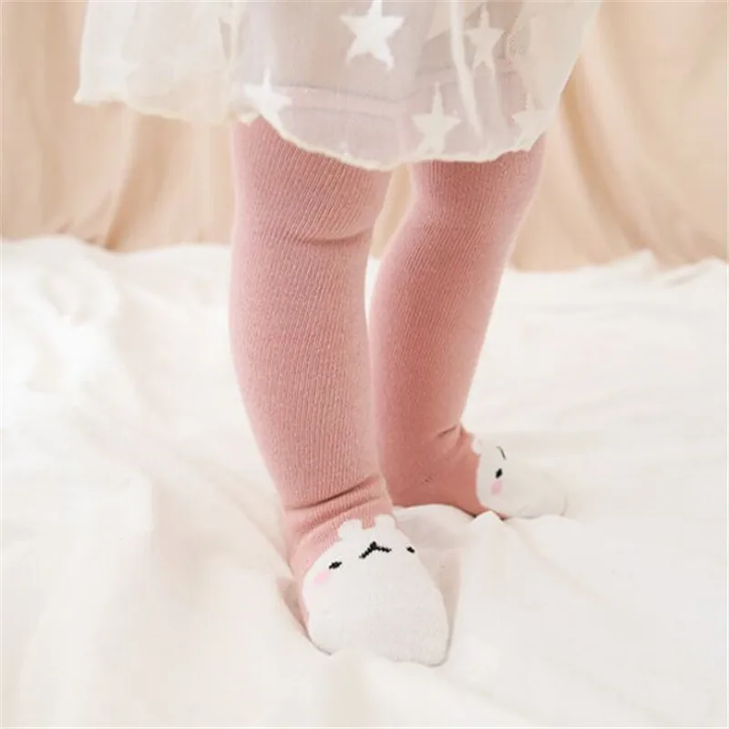 Knee High Baby Socks New Born Socks for Girls Cotton Cartoon Infant Baby Boys Socks Anti Slip Casual Winter Baby Leg Warmers