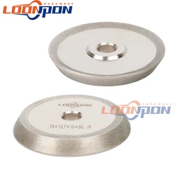 78mm Diamant Schleifen Rad Gericht Grinder Kreis Spitzer Disc für Hartmetall Metall Wolfram Stahl Fräser Werkzeug 200Grit