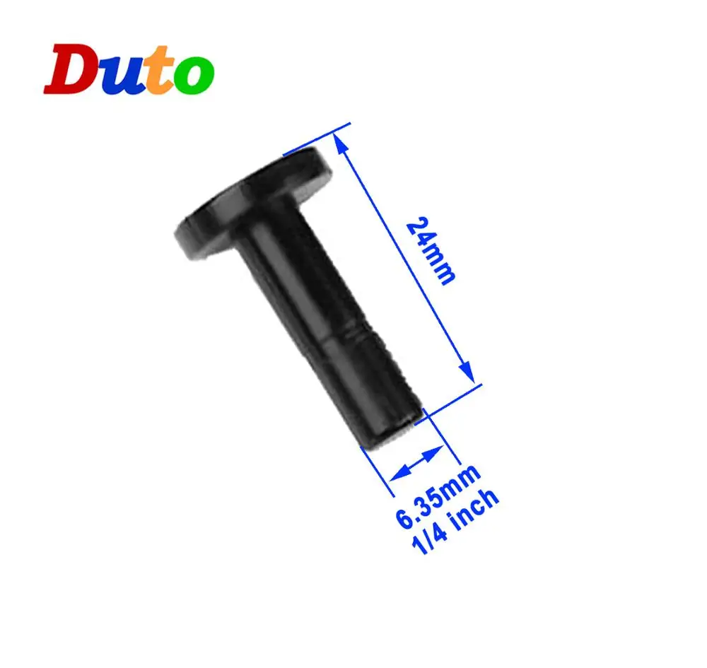 10pcs 6.35mm Straight end Plug End Cap 1/4 Inch Hole Seal Stoppers leakproof Slip-Lock  Tees Blocked Tool RO water