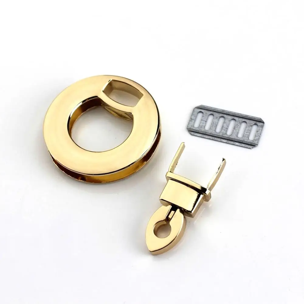 1pcs Metal Bag Turn Lock Twist Lock Clasp for Leather Craft Women Bag Handbag Shoulder Bag Purse DIY Hardware Accessories