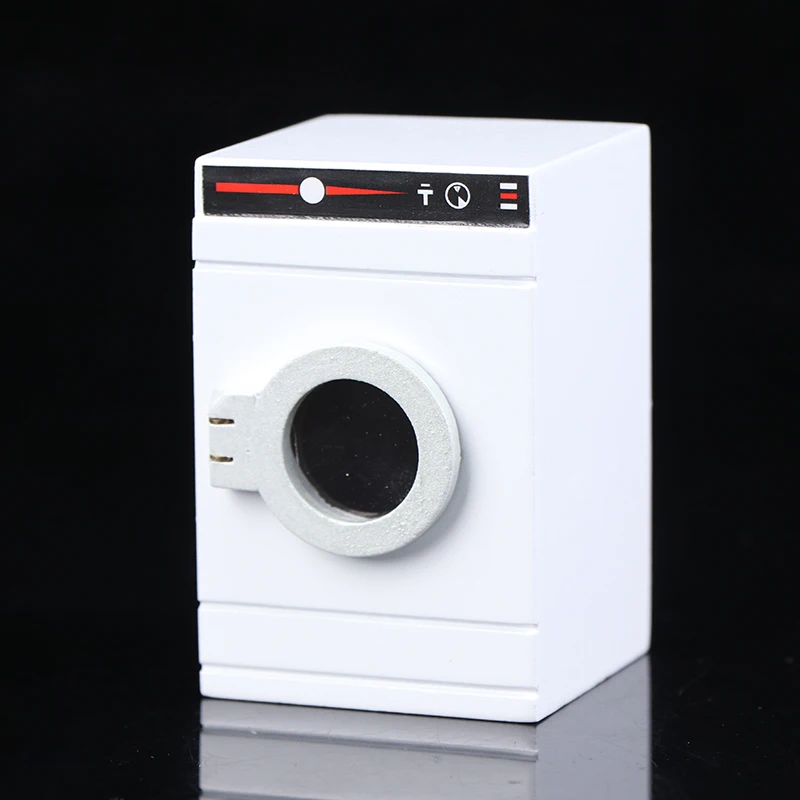 Hot！Dollhouse Miniature Furniture Home Appliance Laundry Washing Machine Laundry Washboard Model For Dollhouse Decoration