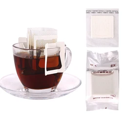 Bolsas de filtro desechables para taza de café por goteo, herramientas de café y té para viaje y oficina, 50/25 piezas, envío directo