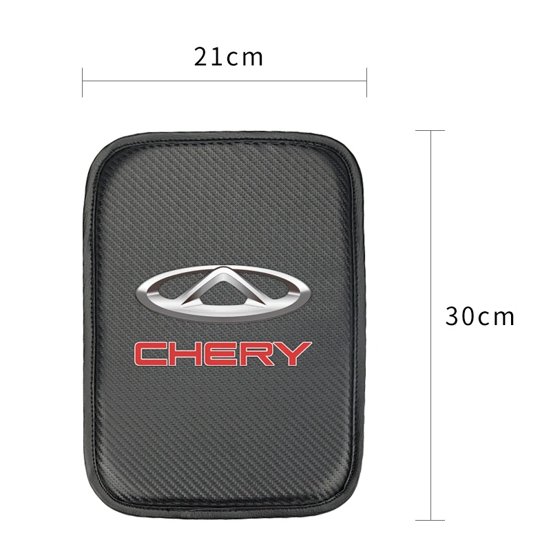 Car Armrest Pad Covers Auto Seat Armrests Storage Protection Cushion For CHERY TIGGO 3 4 5 7 PRO 8 Accessories