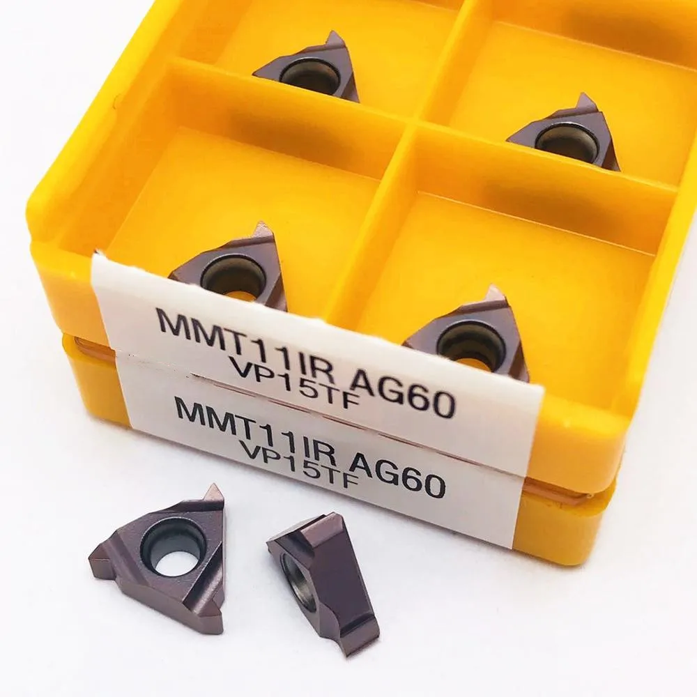 MMT 11IR 11ER AG60 VP15TF UE6020 US735 резьба фрикционная вставка токарный инструмент с ЧПУ MMT11 ER токарный инструмент