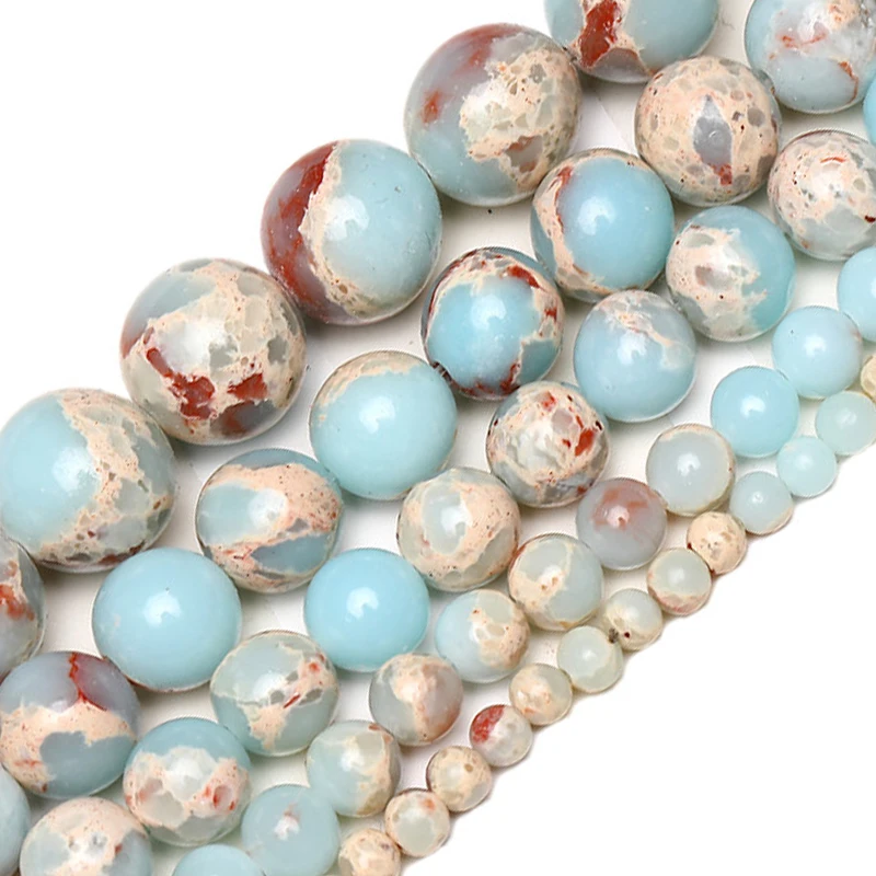 

Оптовая продажа, натуральные круглые бусины ShouShan из змеиного камня, бусины из синего камня для изготовления ювелирных изделий 4-12 мм, размер выборки 15 дюймов, ожерелье своими руками