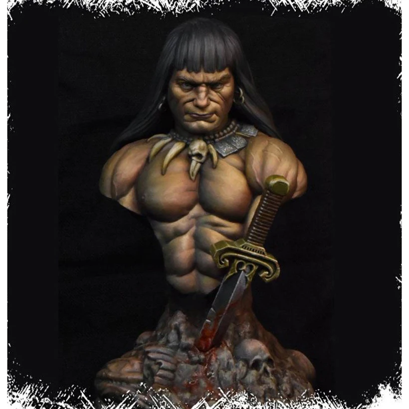 Resin Figure 1/10 ancient man fantasy bust Model Unassambled Unpainted Figure Building Kit