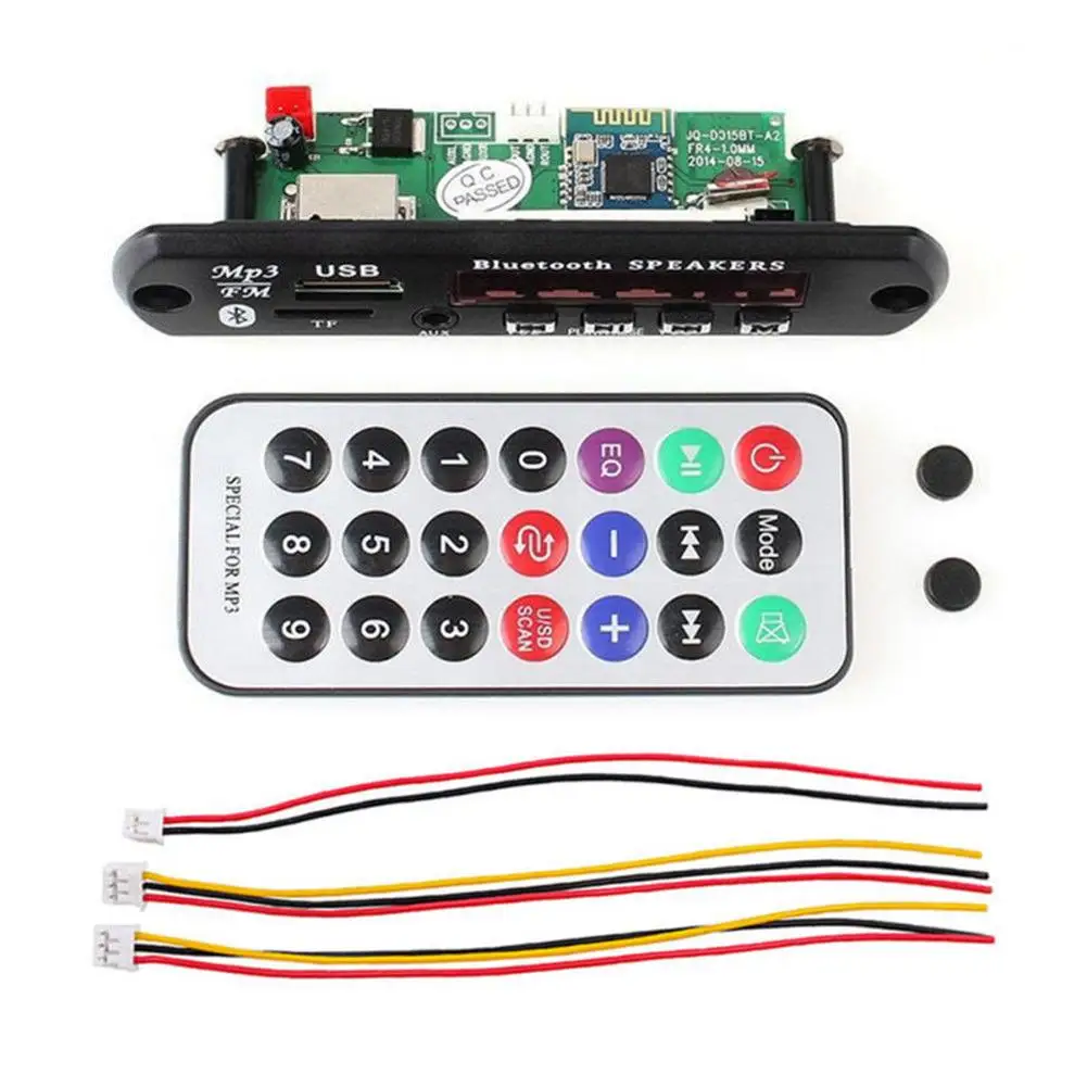 Bluetooth Decoder Board Automobile MP3 FM Radio Bluetooth 5 0 Speaker Module Audio Decoder Board 2020