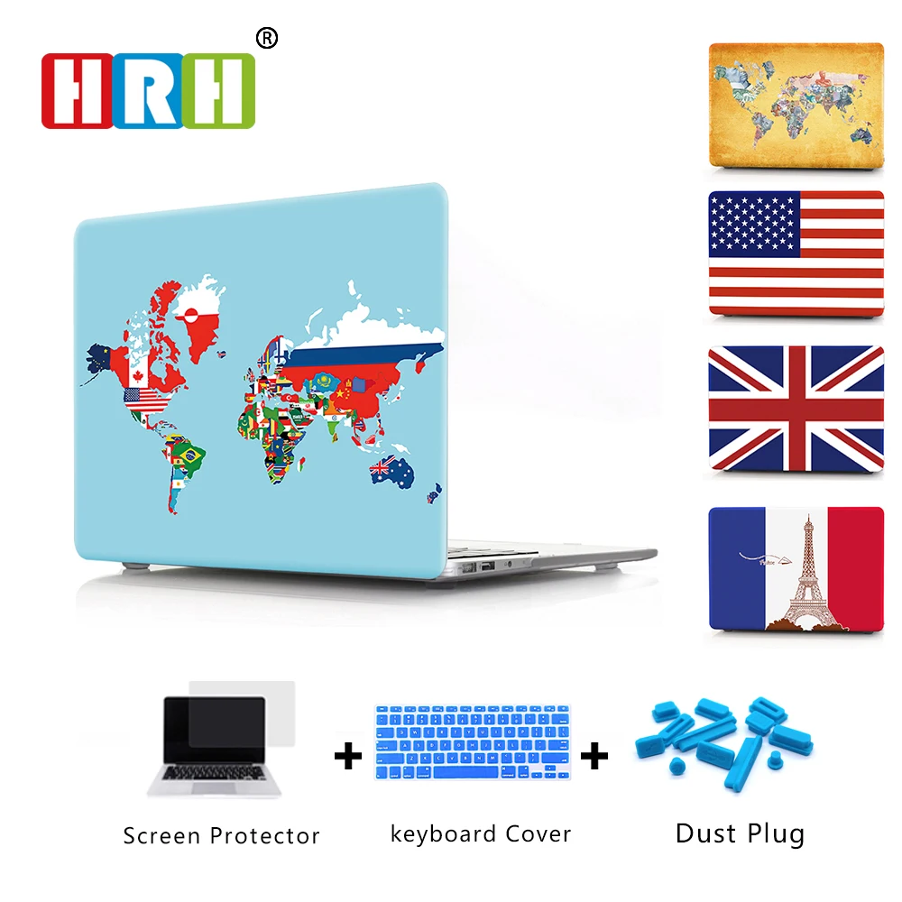 HRH USA American Flag Laptop Shell Protective Hard PC Case for Macbook Pro Retina 15