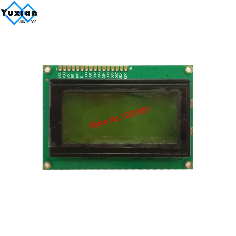 Módulo de exposição do LCD, HD44780, SPLC780D1, 16x4, I2C, brandnew