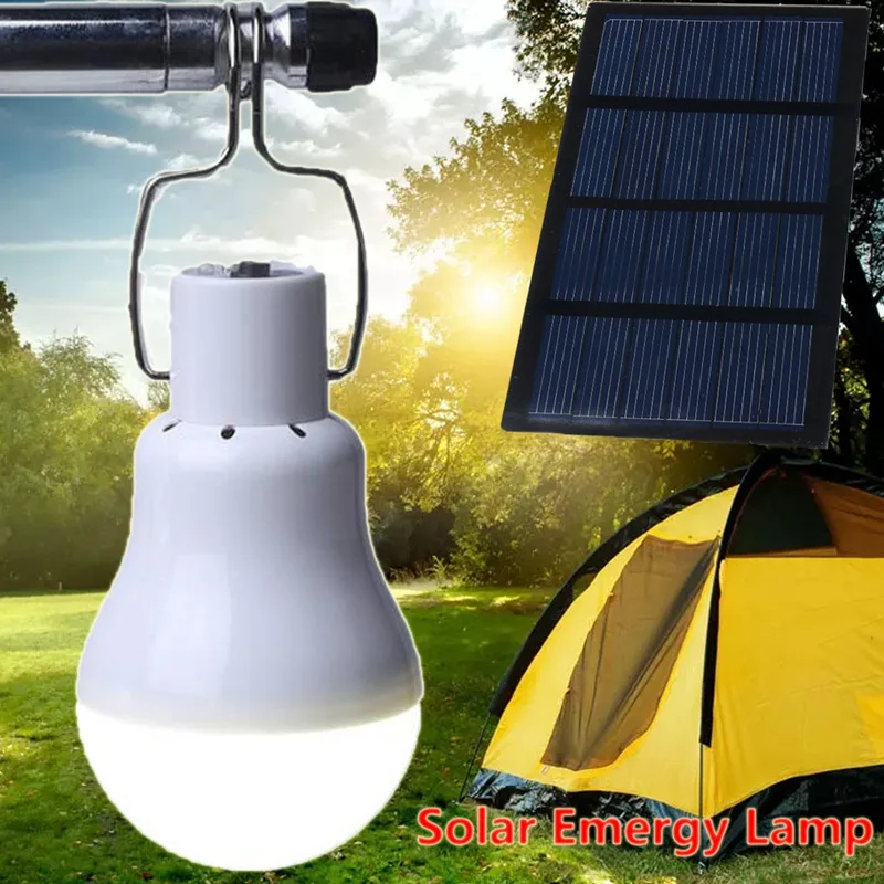 Lâmpada solar recarregável portátil, lâmpada led suspensa, iluminação doméstica, pesca, área externa, caminhadas, acampamento, 1 peça