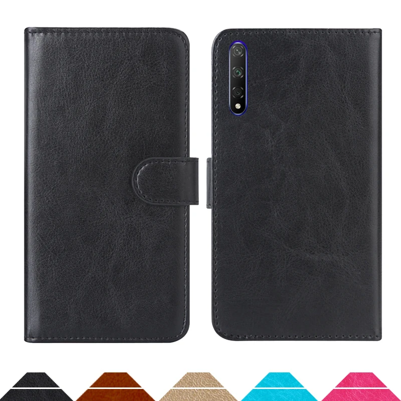 

Luxury Wallet Case For Huawei Honor 20S PU Leather Retro Flip Cover Magnetic Fashion Cases Strap