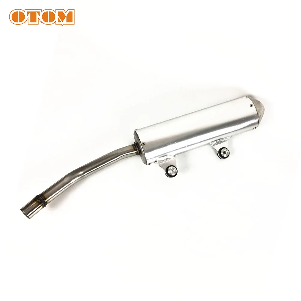 OTOM Motorcycle Front Rear Exhaust Section Muffler Contact Link Pipe Elbow Expansion Chamber For KTM  SX125 SX150 Motocross Part