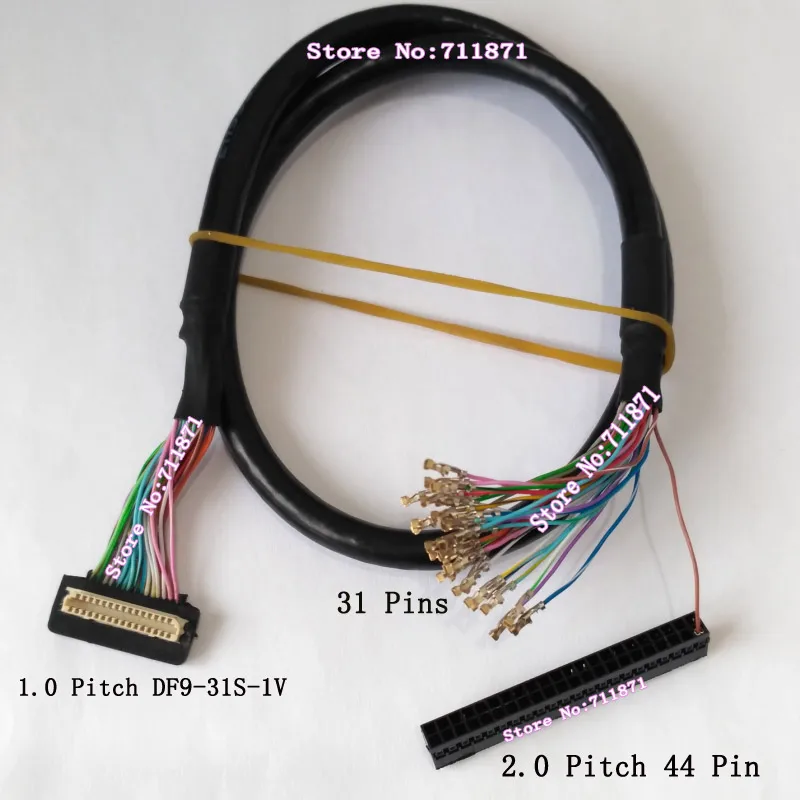 

Полный кабель 1,0 шаг 31 P DF9-31S-1V LVDS Экран кабель 31 Pin-код 31 Кабель, на заказ, DF9 до 44P LVDS Экран линия DF9 31S до 44Pin кабель