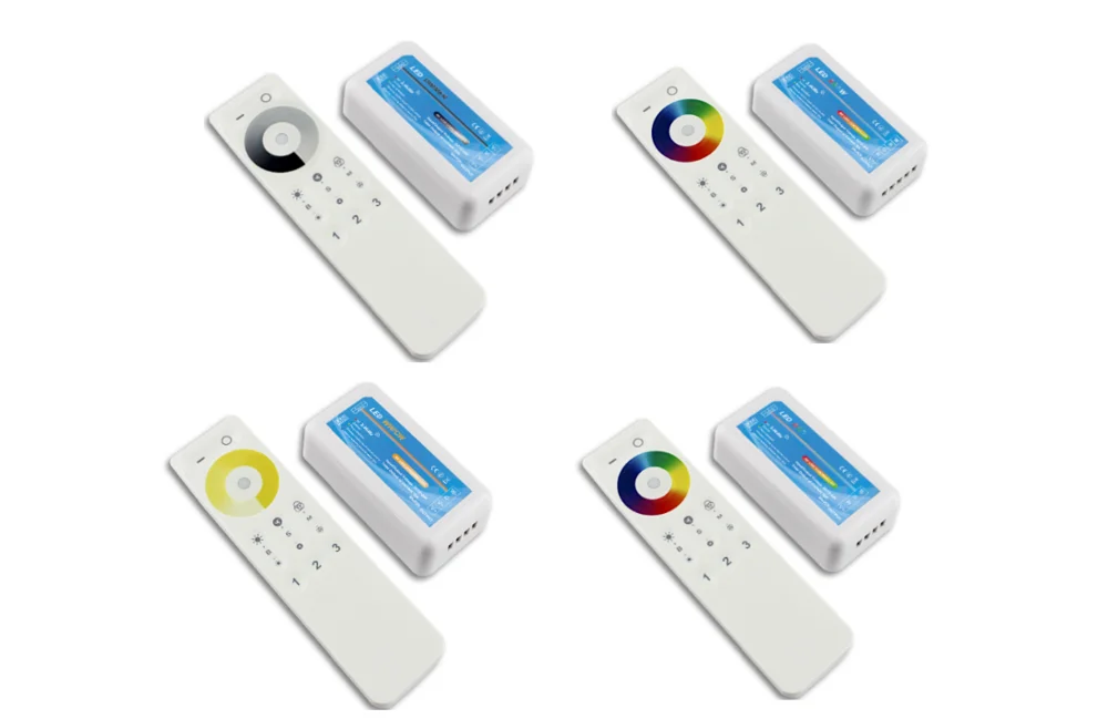 

2,4G RF Touch беспроводной пульт дистанционного управления; Одноцветный/CCT/ RGB /RGBW контроллер сигнала; 3-зонный 3 группы сенсорный светодиодный контроллер