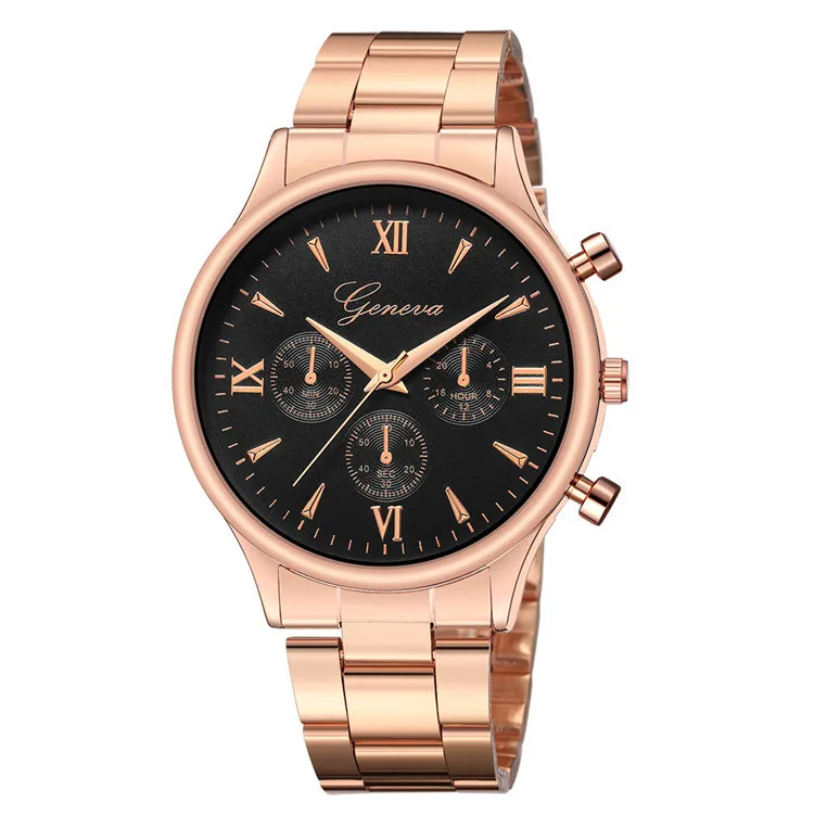 Plüsch Marke Schöne Pop Männer Uhr Rose Gold Edelstahl Uhr Männlichen Quarz Sport Uhr Männer Casual Armbanduhr relogio masculino