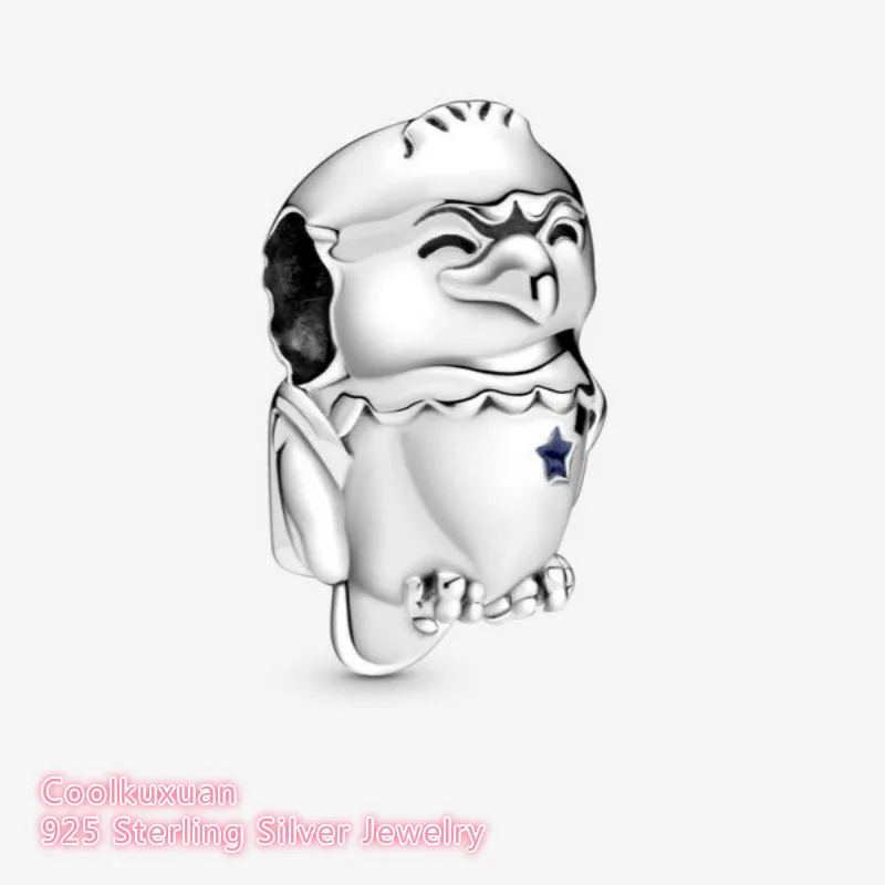 

Original 100% 925 Sterling Silver American Bald Eagle Charm beads Fits Pandora bracelets Jewelry Making