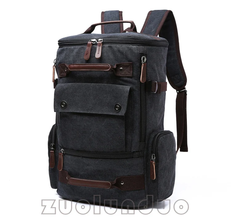 Männer Rucksack Vintage Leinwand Rucksack Schule Tasche männer Reisetaschen Große Kapazität Rucksack Laptop Rucksack Tasche Rucksack – Detail 15