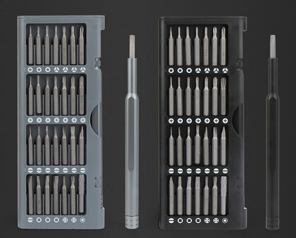 Juego de puntas de destornillador de precisión S2, Kit de destornilladores magnéticos de acero para teléfonos, juego, tableta, PC, herramienta de reparación electrónica