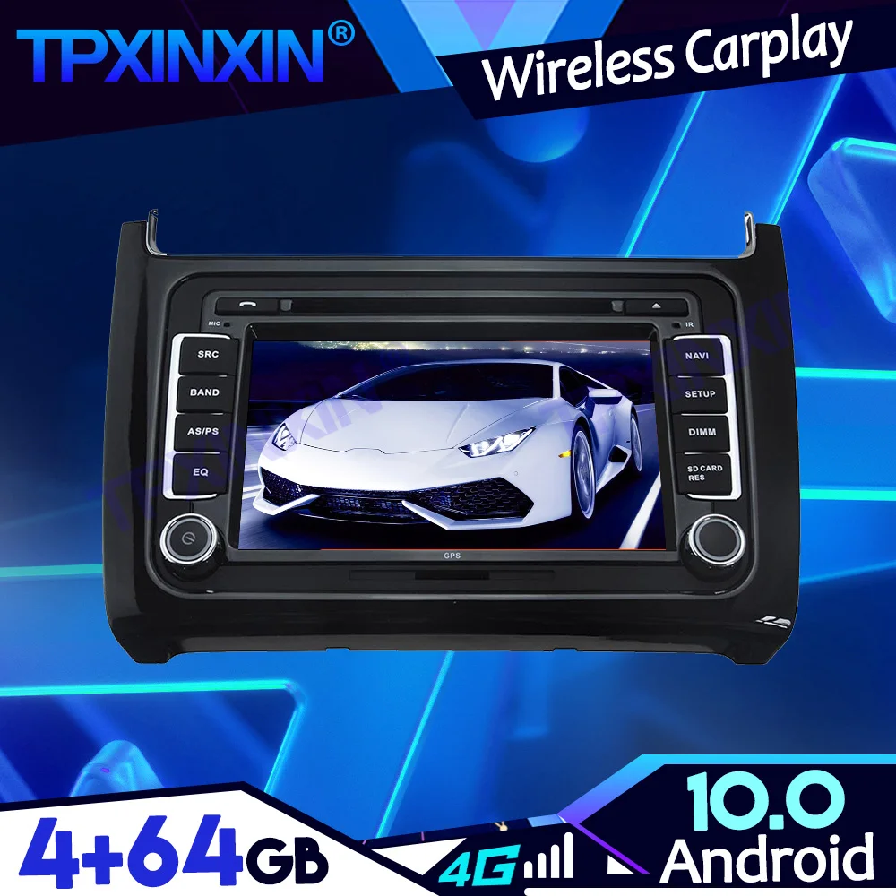 

Android 10 PX6 IPS Carplay 4G-64G для Volkswagen Polo 2015-2017 DSP Tape Recoder мультимедийный плеер головное устройство Navi GPS Авторадио