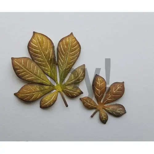 AliliArts Metal Cutting Dies Chestnut Leaves diy Scrapbooking Photo Album Decorative Embossing PaperCard Crafts Die 2020