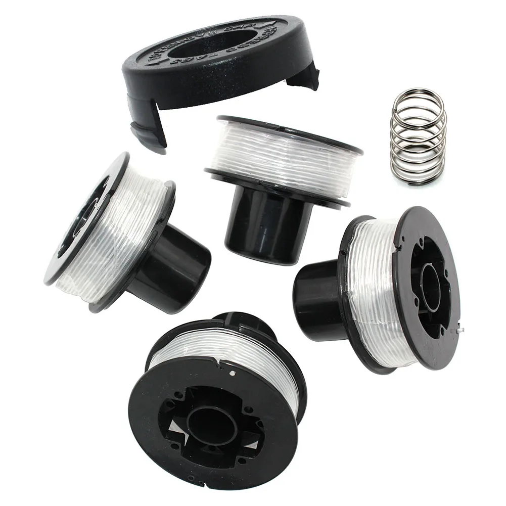 Carretel e linha Bump alimentar o carretel, se Fits Black and Decker, GL250, GL310, GL360, GLC500, Strimmers A6226, 4 pcs