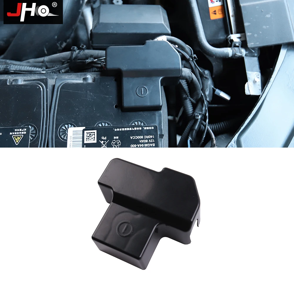 JHO Hood Engine Battery Negative Protective Cover Cap For Ford F150 2015-2020 Raptor Limited XLT 2019 2018 2017 Car Accessories