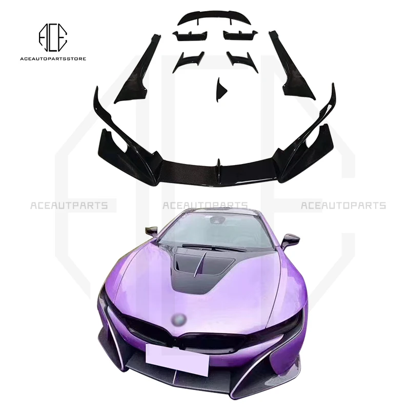 

Car Accessories fit 2014-2020 BMW-i8 carbon fiber bodykit for front rear lips side skirt rear wing cover air vents