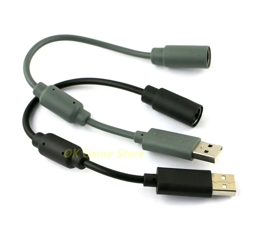 1ชิ้น/ล็อต USB Breakaway เชื่อมต่อสายเคเบิลอะแดปเตอร์สายไฟสำหรับ Xbox 360 Xbox 360สายจอยควบคุมเกม