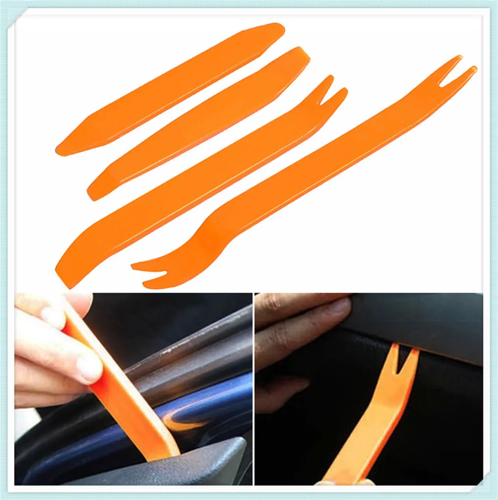 4Pcs/Set Auto Car Pry Tool Radio Panel Door Clip Trim Dash for Volvo S40 S60 S80 S90 V40 V60 V70 V90 XC60 XC70 XC90