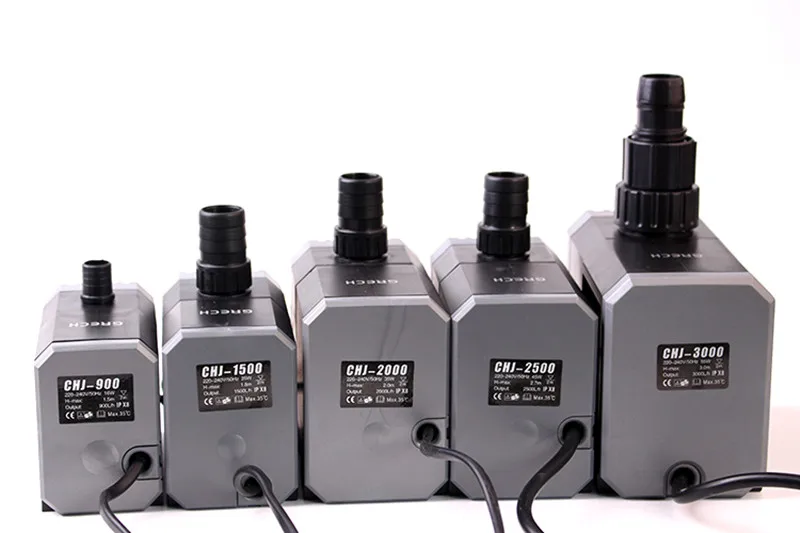 500-3000L/H SUNSUN CHJ Series Flux Adjustable Aquarium Water Pump Filter Fish Tank Submersible Pump 220V-240V