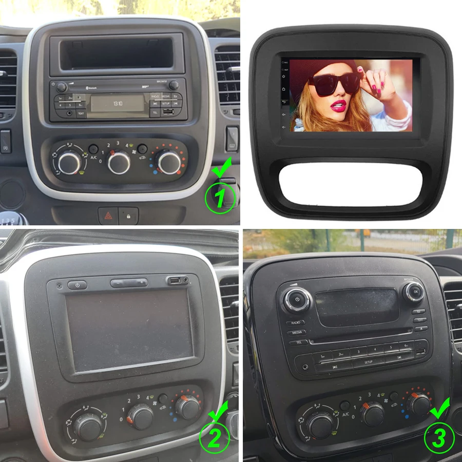 

For Renault Trafic 2014 2015 2016 - 2020 Opel Vivaro Car Radio Multimedia Video Player Navigation GPS Android No 2din 2 Din Dvd