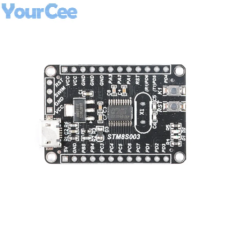 2pcs/1pc STM8S003F3P6T Development System Board Module STM8 STM8S003F3P6 16MHZ IIC I2C SPI STM8S003 3.3-5V