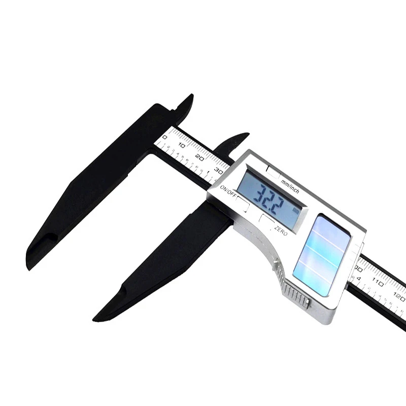 200MM 8inch long jaw Fiber Solar Digital Caliper solar vernier caliper 150mm ruler micromter gauge  For ON/Off Road EP GP RC Car