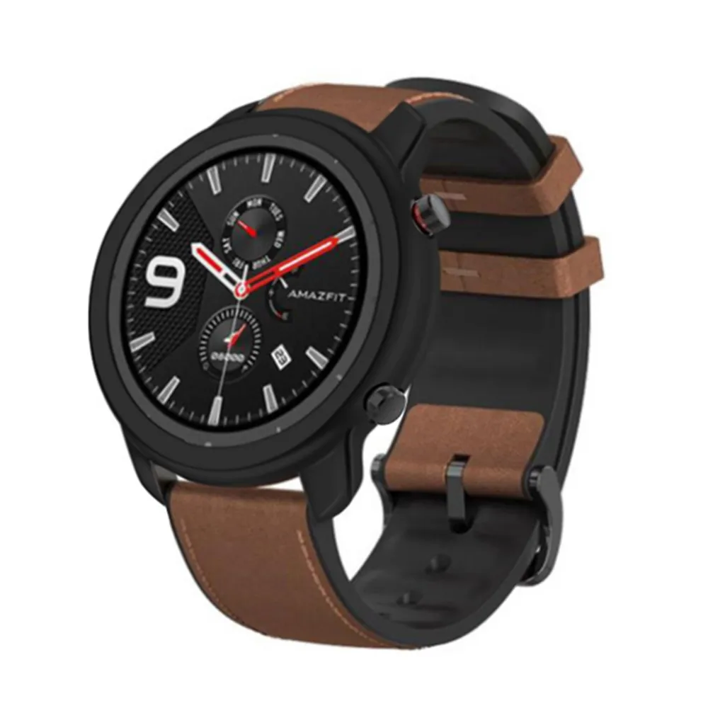 Funda protectora para reloj Amazfit GTR de 47mm, marco Protector para Huami Amazfit GTR de 47MM, carcasa de TPU suave