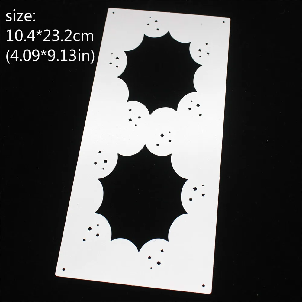 YPP CRAFT Comic Burst Slimline Metal Cutting Dies Stencils for DIY Scrapbooking Decorative Embossing DIY Paper Cards