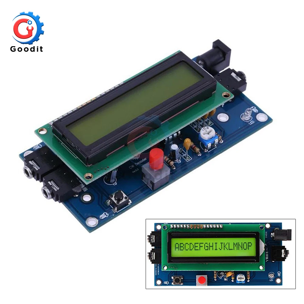 Ham Radio Essential Morse Code CW Decoder Reader Morse Code Translator Ham Radio Accessory DC7-12V/500mA