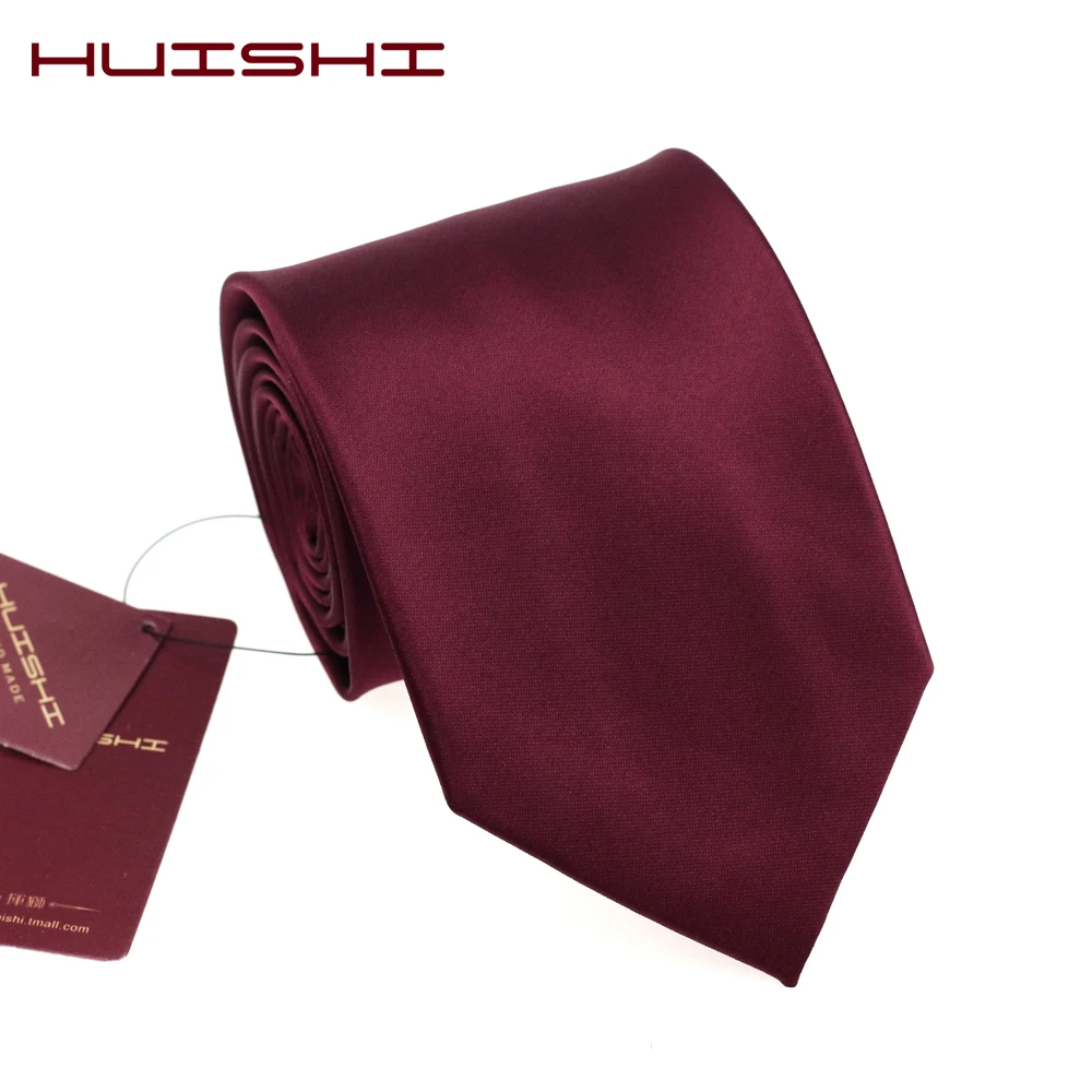 Corbata de cuello impermeable para camisa Unisex, accesorios de bufandas, traje rojo vino, corbata colorida, regalo de matrimonio Popular para