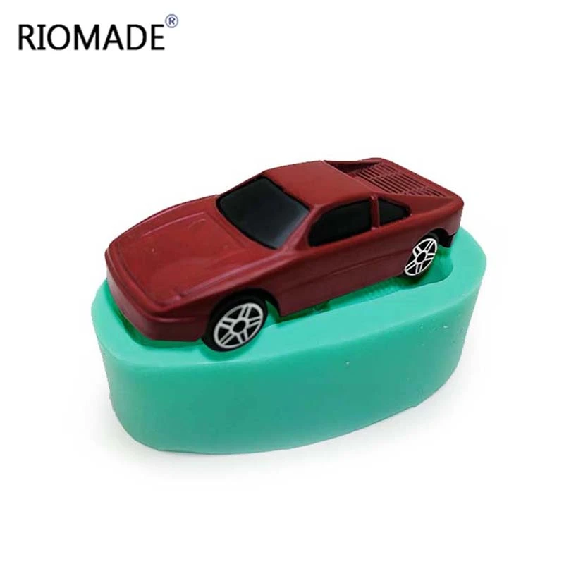 Car Shape Silicone Mold Cake Decorating Tools Sports Racing Car Chocolate Cupcake Fondant Molds Polymer Clay Baking Mould