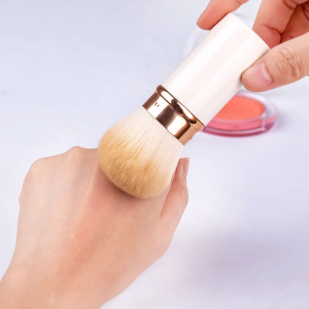 Pro Retractable Soft Makeup Blush Brush Powder Cosmetic Adjustable Face Powder Brush Kabuki Brush TOP Quality