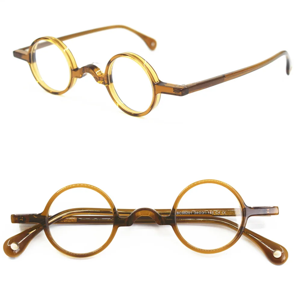 

BETSION Vintage Small Round 34mm Reading Glasses For Women Men +0.5 +1 +1.25 +1.5 +1.75 +2.5 +3 +4 +5+6