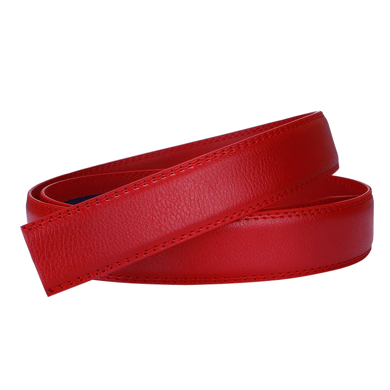 New Luxury Brand Belts for Men High Quality Male Strap Genuine Leather Waistband Ceinture Homme,No Buckle 3.1cm Luxury Belt