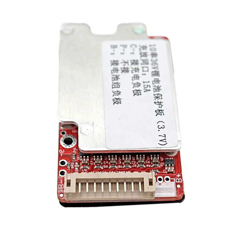 10S 36V 15A Lithium Protection Board 18650 Li-ion ebike Battery Same port PCM BMS PCB Board With Balance for Electric Bicycle