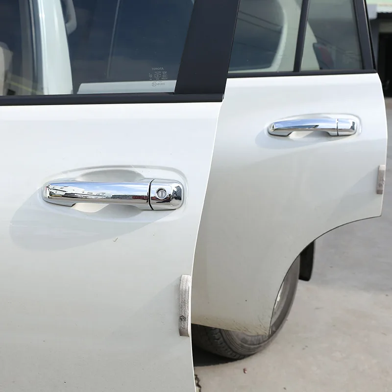 Door Handle Trim ABS 2 Style Car Accessories Exterior For Toyota Land Cruiser Prado FJ150 150 2010-2018