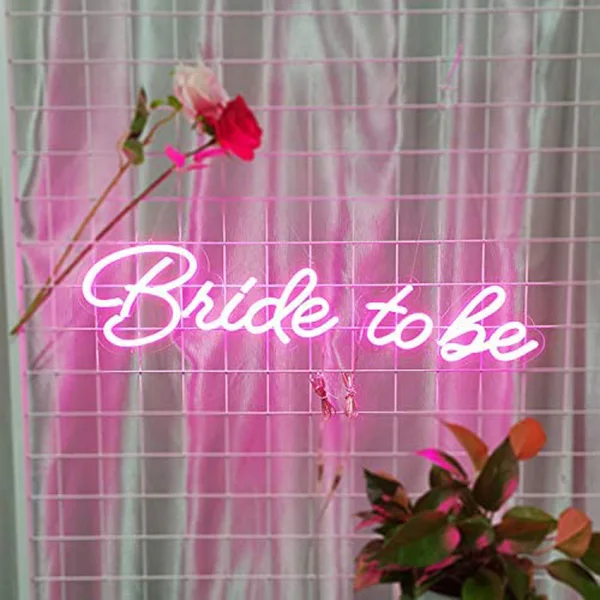 Ins LED Neon Signs Bride to be Outdoor Wedding Party Marriage Outdoor decoration