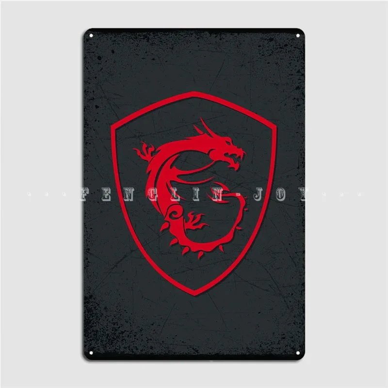 Msi Gaming Metal Sign Kitchen Plaques Wall Pub Custom Tin Sign Poster