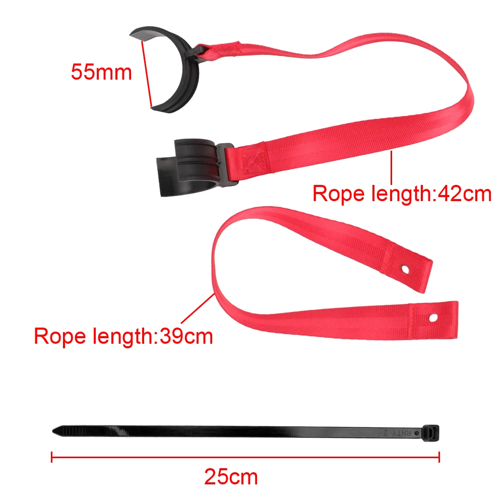 Tear-Resistant Adjustable Pull Sling Belt Leashes Seat Rescue Universal Motorcycle Front Rear Holding Strap