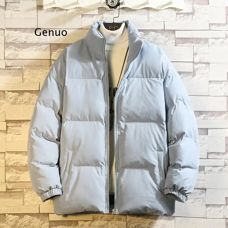 Nieuwe Mens Harajuku Parka Mode Jas Winter Warm Dikke Jas Heren Streetwear Hip Hop Parka Vrouw Kleding Jassen M-5XL