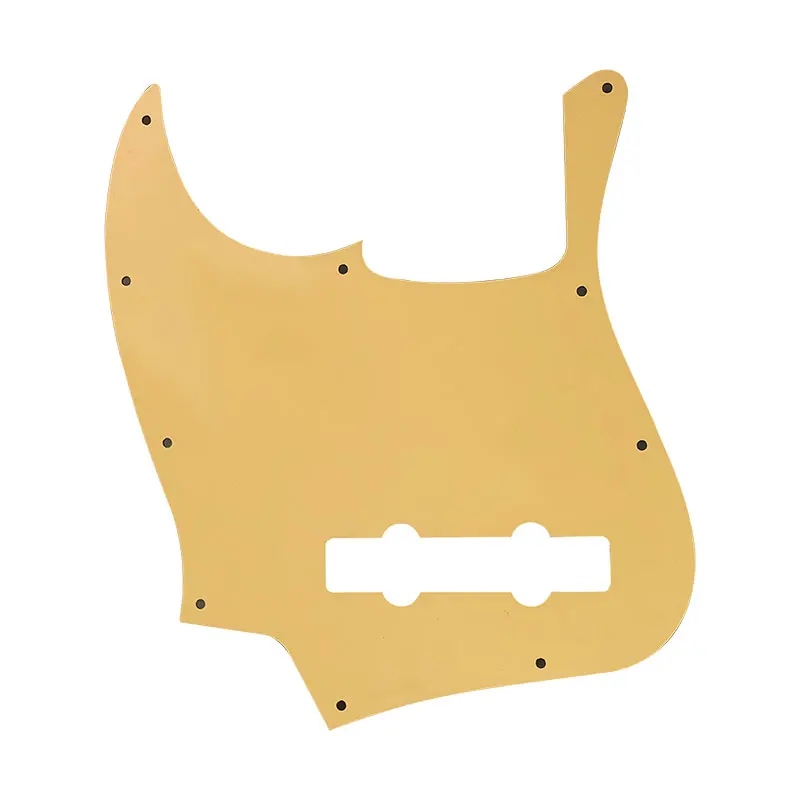 Fei Man - Custom Quality Pickguard For US, 10 Holes, 5 String Jazz Bass Guitar, Scratch Plate, Multicolor Choice