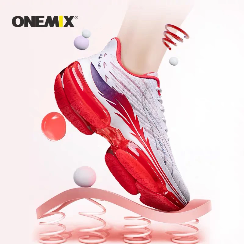 ONEMIX 2023 Men Air Running Shoes for Women Super Light Cushion Adult Shoes Breathable Outdoor Sneakers Male Athletic Trainer